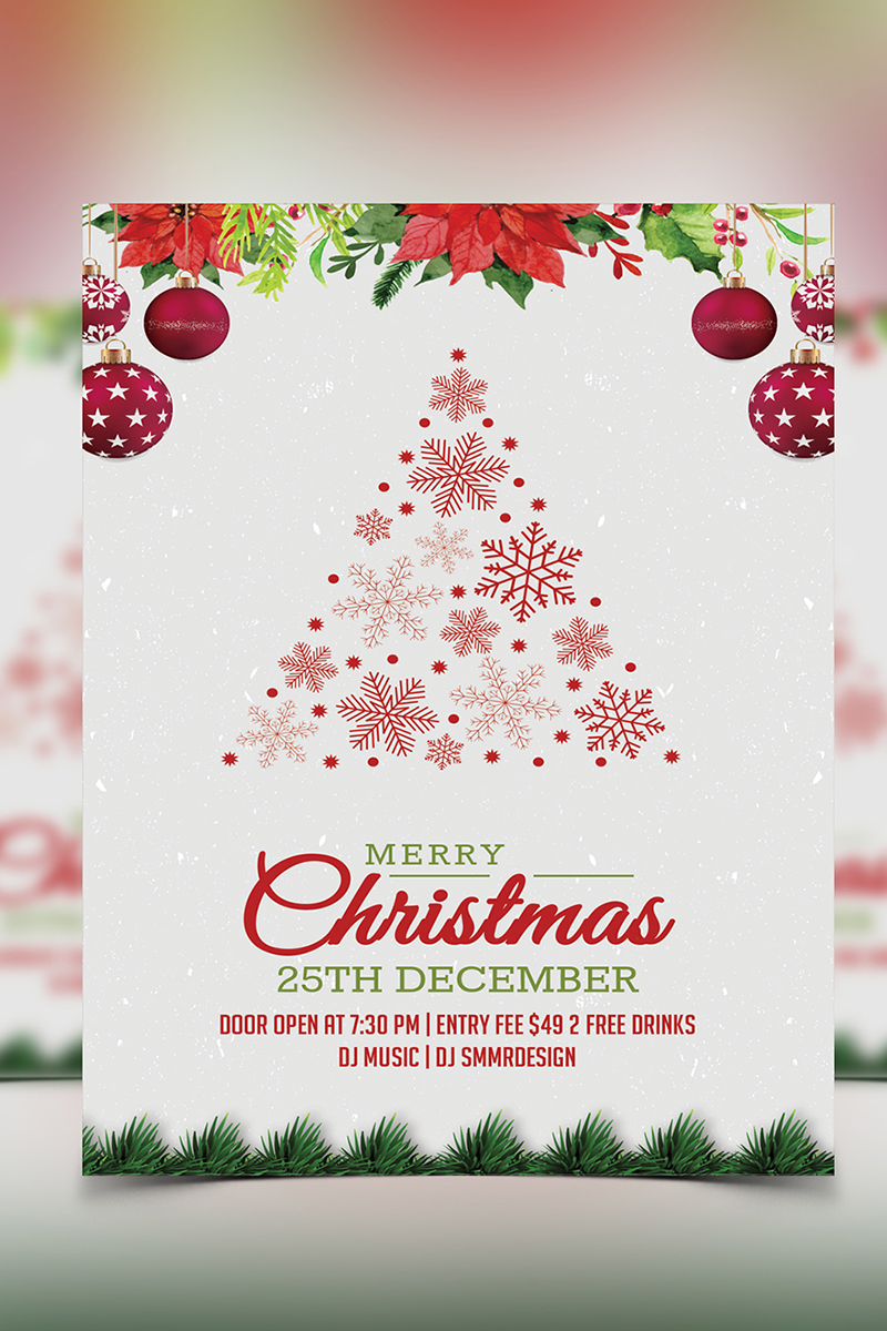 Abstract Christmas Invitation - Corporate Identity Template