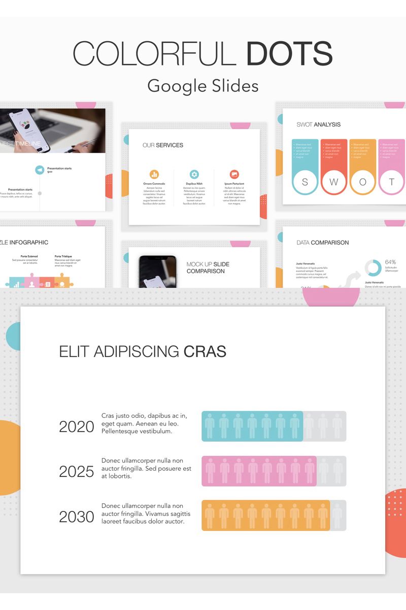 Colorful Dots Google Slides