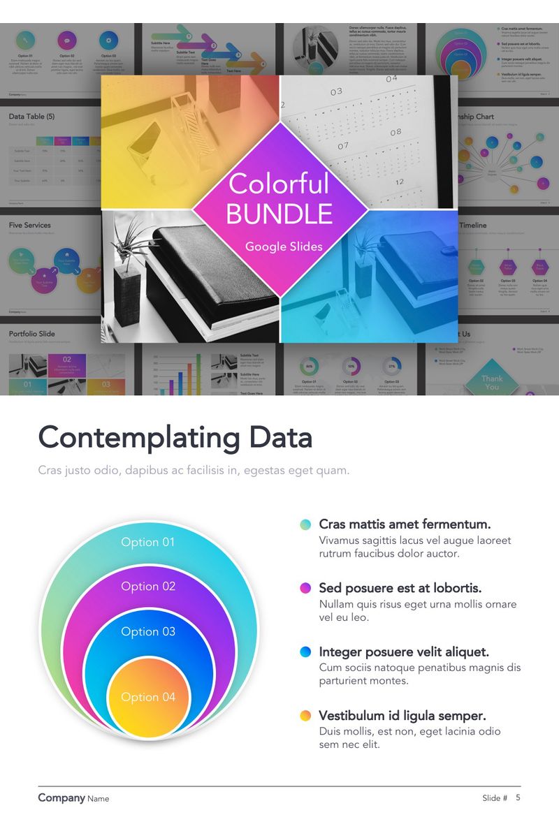 Colorful Bundle Google Slides