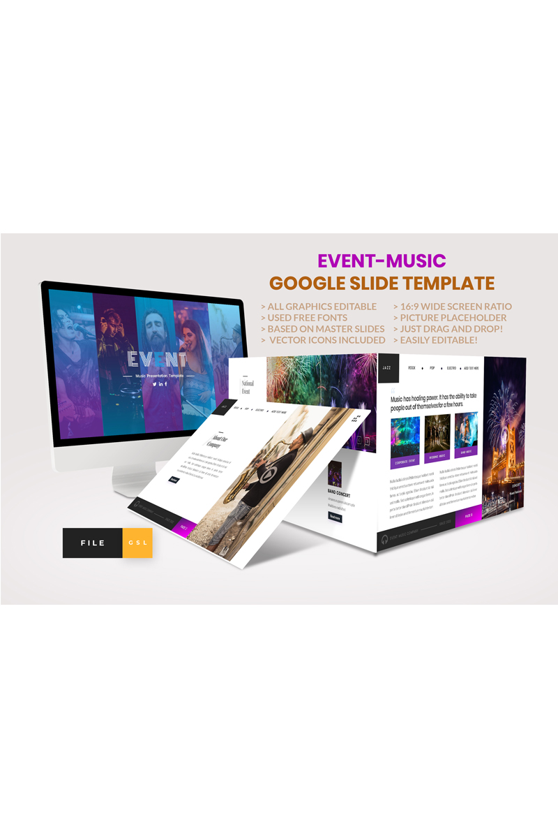 Event-Music Google Slides