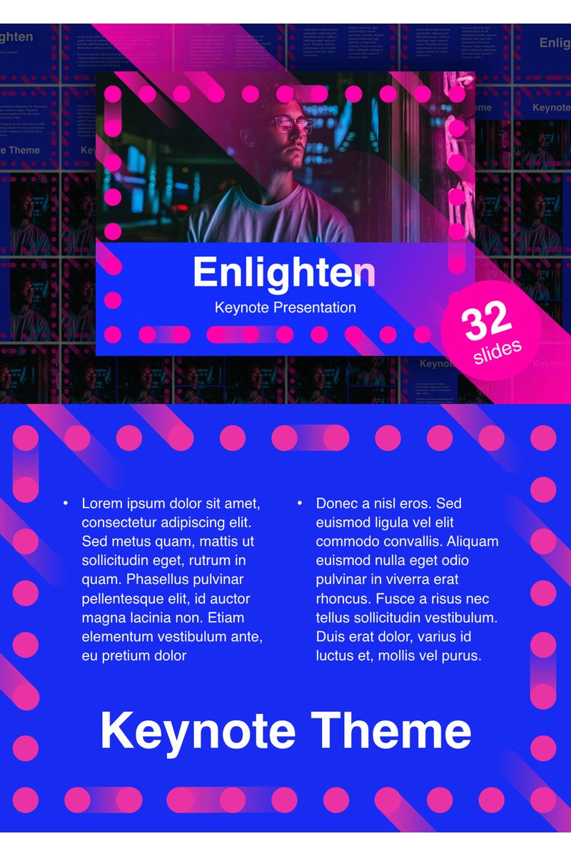 Enlighten - Keynote template