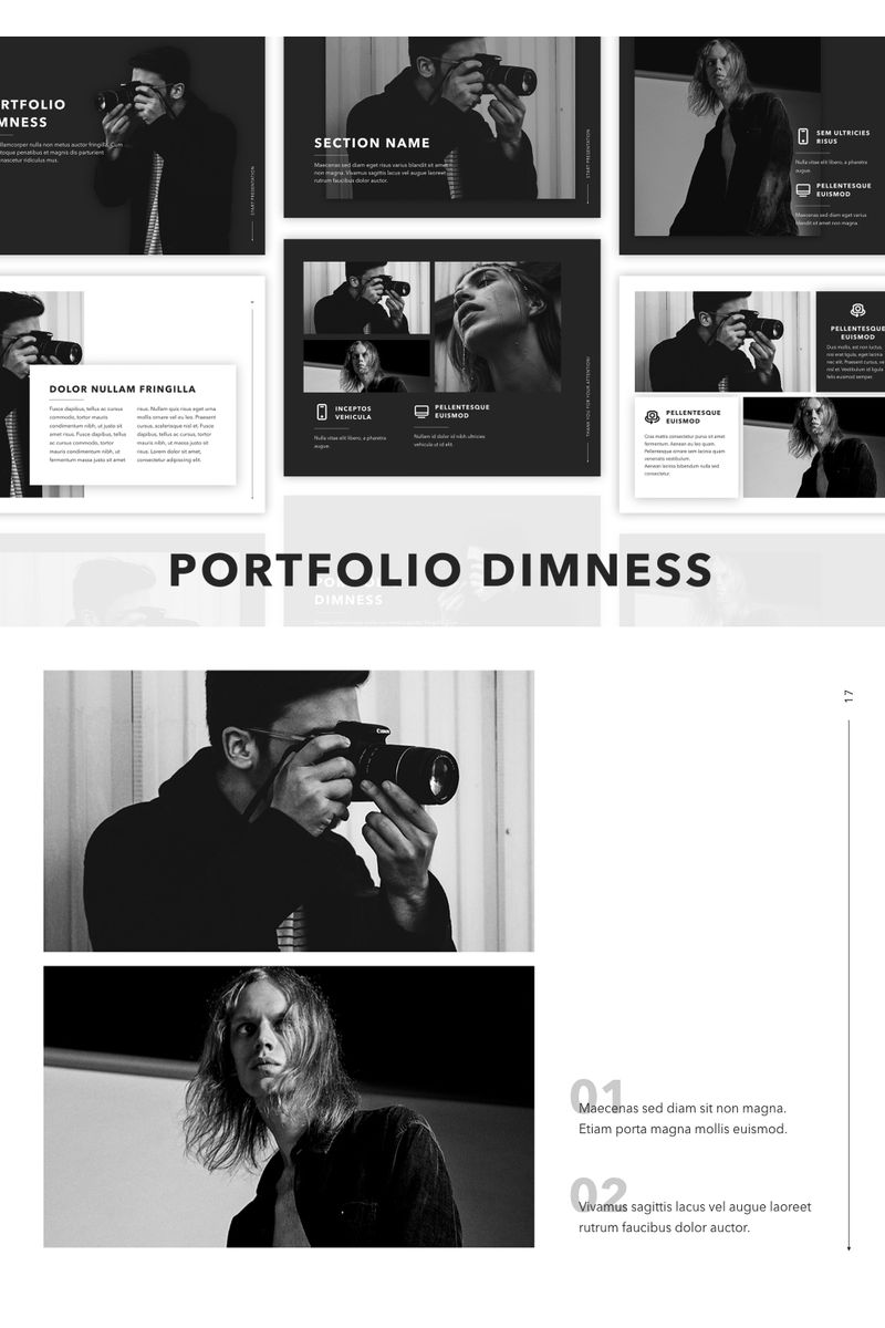 Dimness - Keynote template