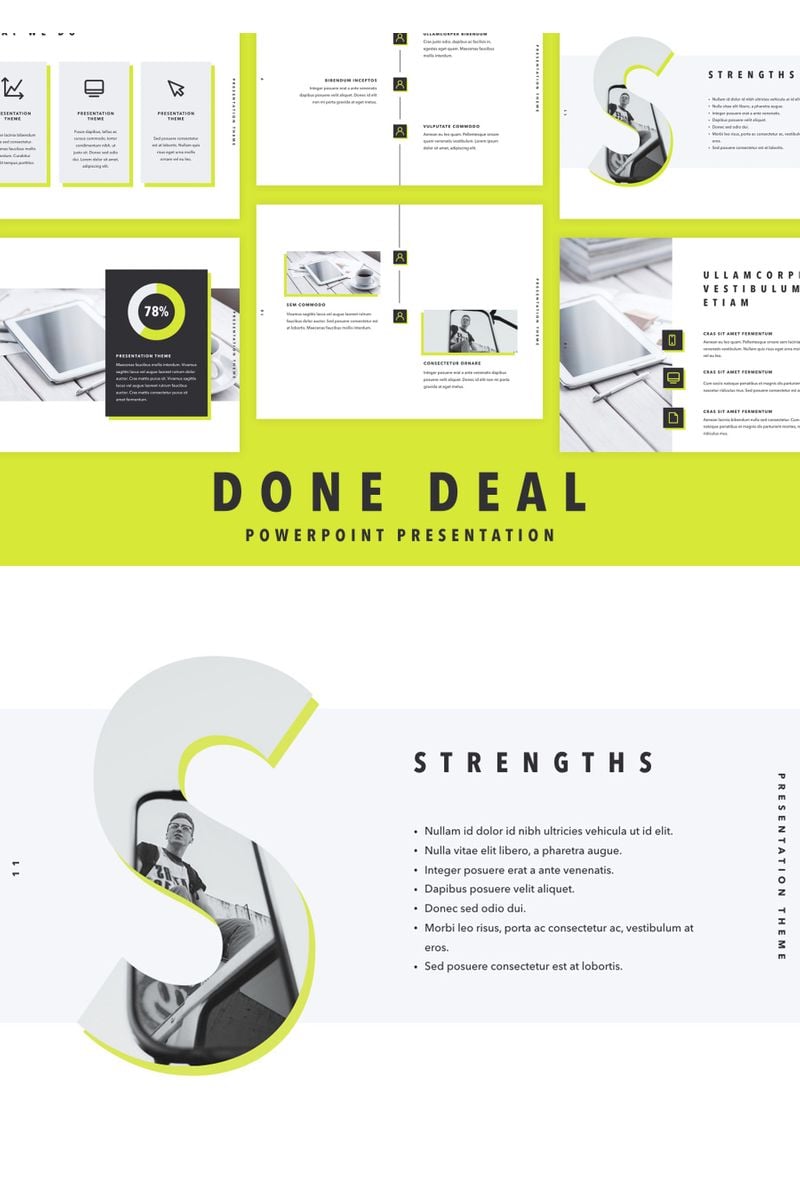 Done Deal PowerPoint template