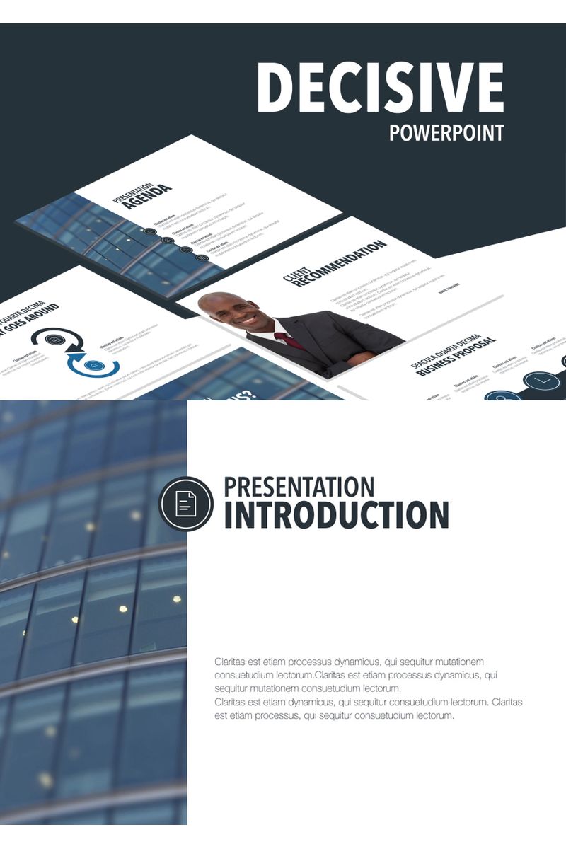 Decisive PowerPoint template