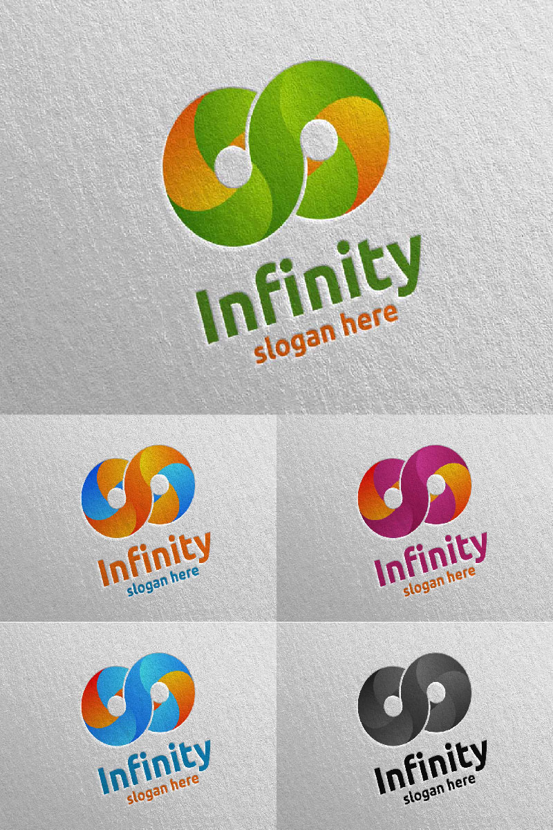 Infinity loop Design 12 Logo Template