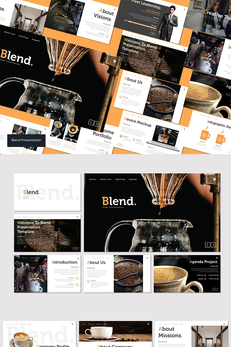 Blend - Keynote template