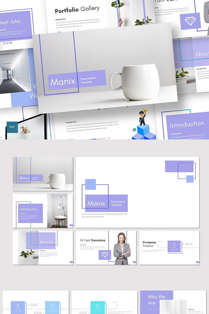 Manix - Keynote template