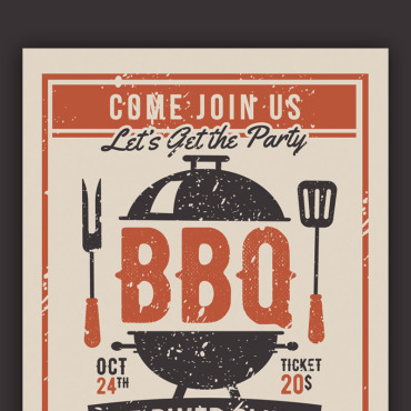 Party Bbq Corporate Identity 91766