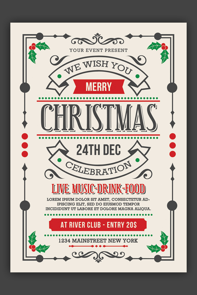 Christmas Flyer - Corporate Identity Template