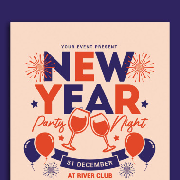 Nye Party Corporate Identity 91779