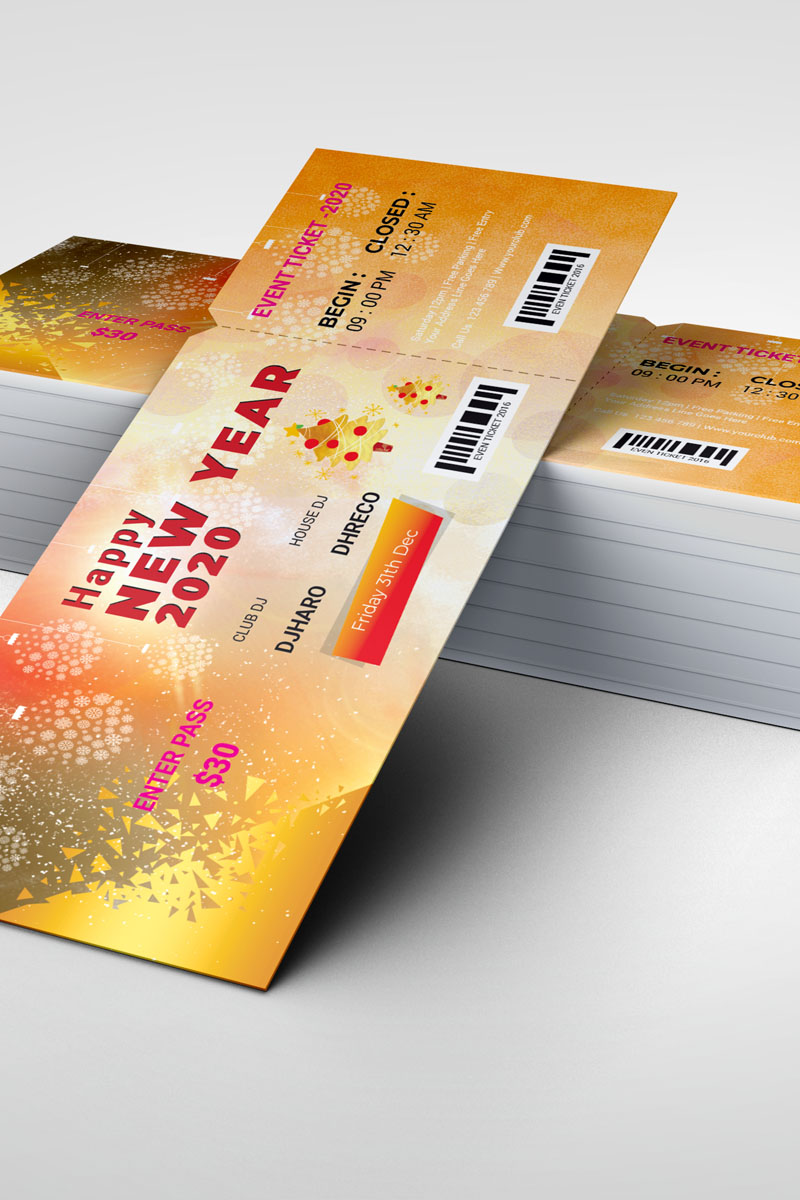 Event_ Party Ticket Vol_ 3 - Corporate Identity Template