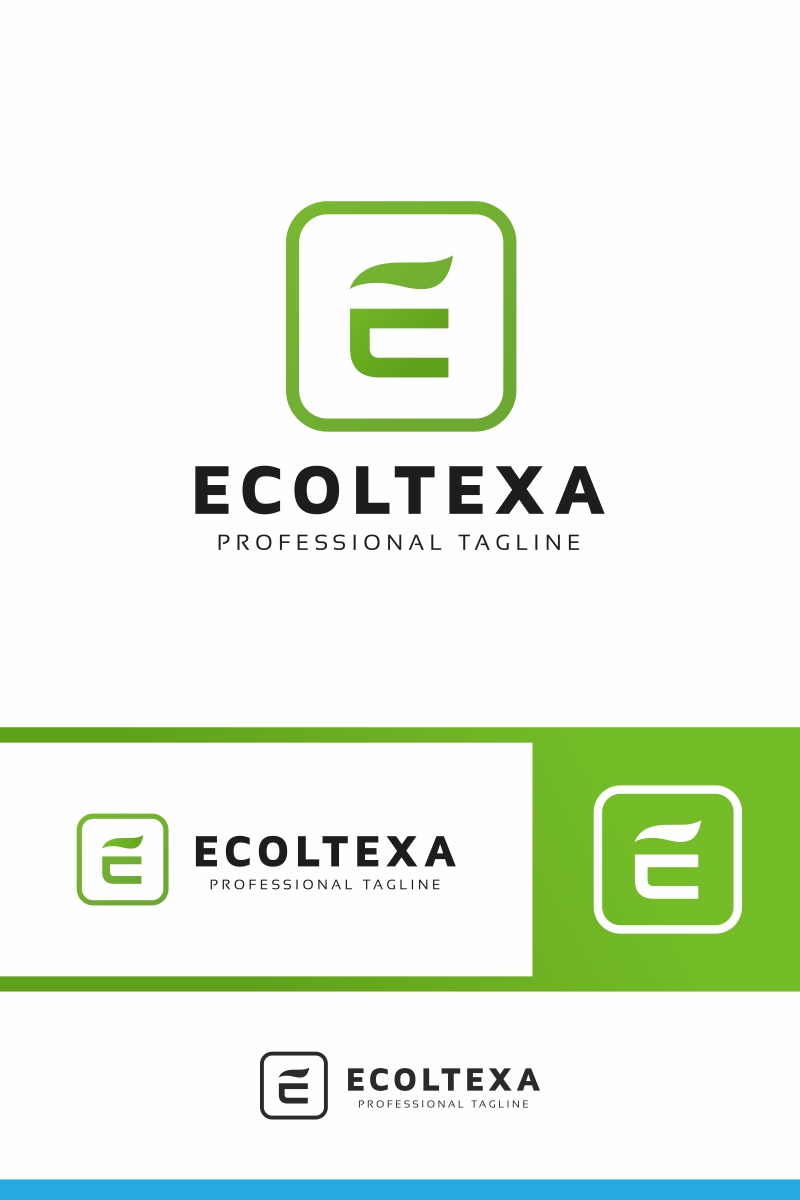 Ecoltexa - E Letter Logo Template