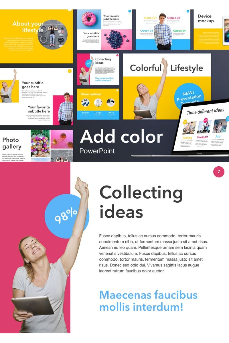 Add Color PowerPoint template