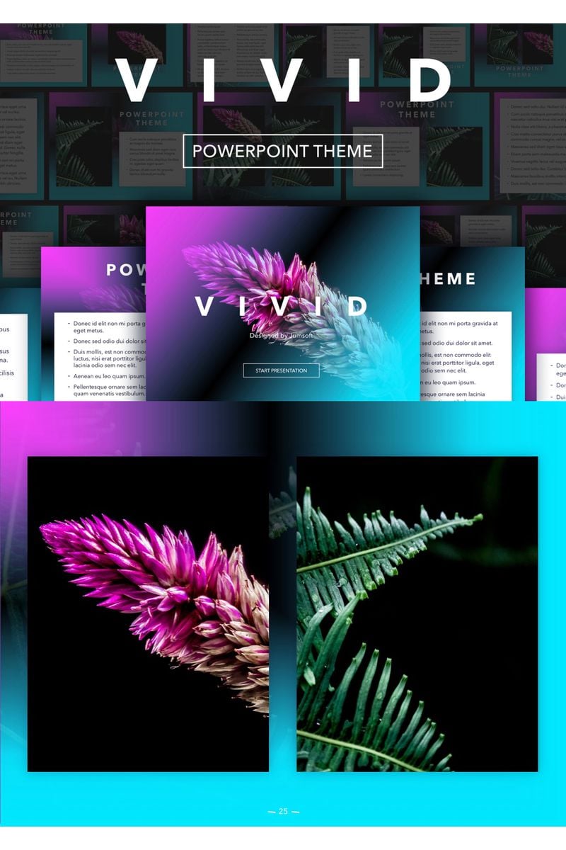 Vivid PowerPoint template