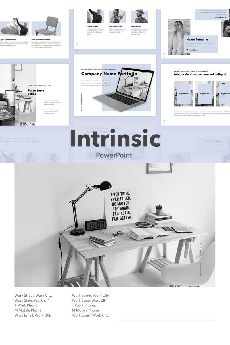 Intrinsic PowerPoint template