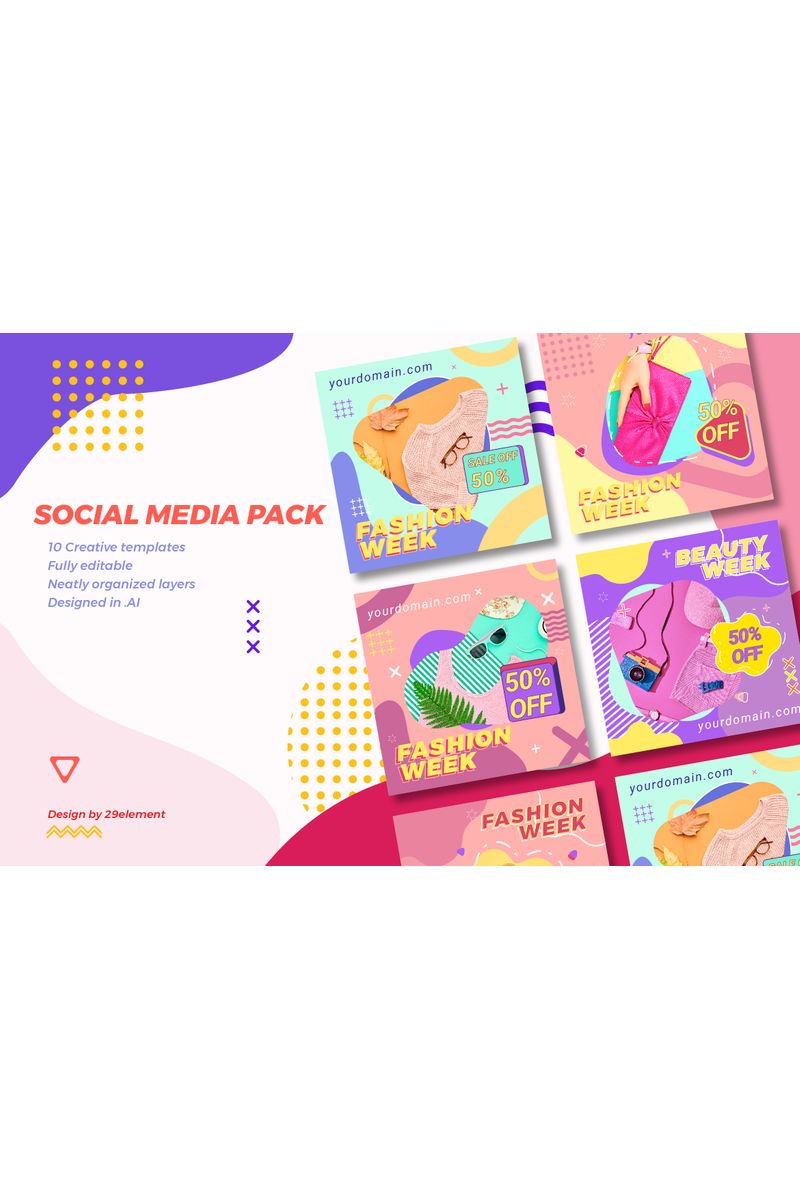 Instagram Fashion Banner V.1.7 Social Media Template