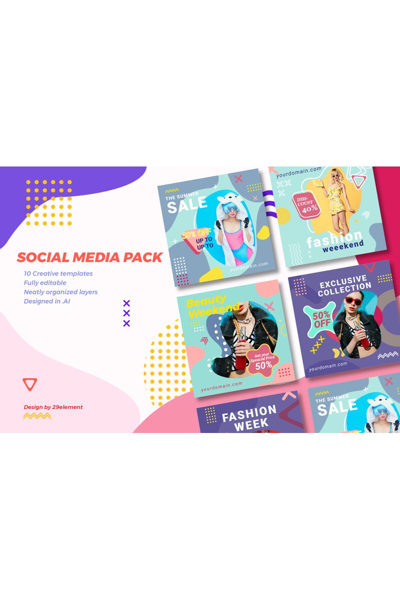 Instagram Fashion Banner V.1.5 Social Media Template