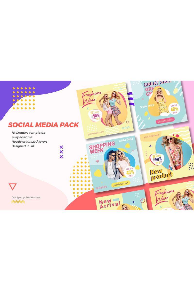 Instagram Fashion Banner V.1.3 Social Media Template