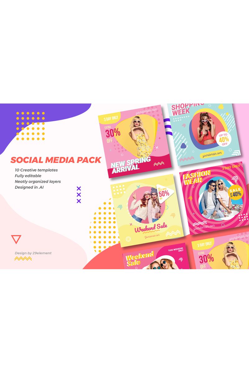 Instagram Fashion Banner V.1.2 Social Media Template