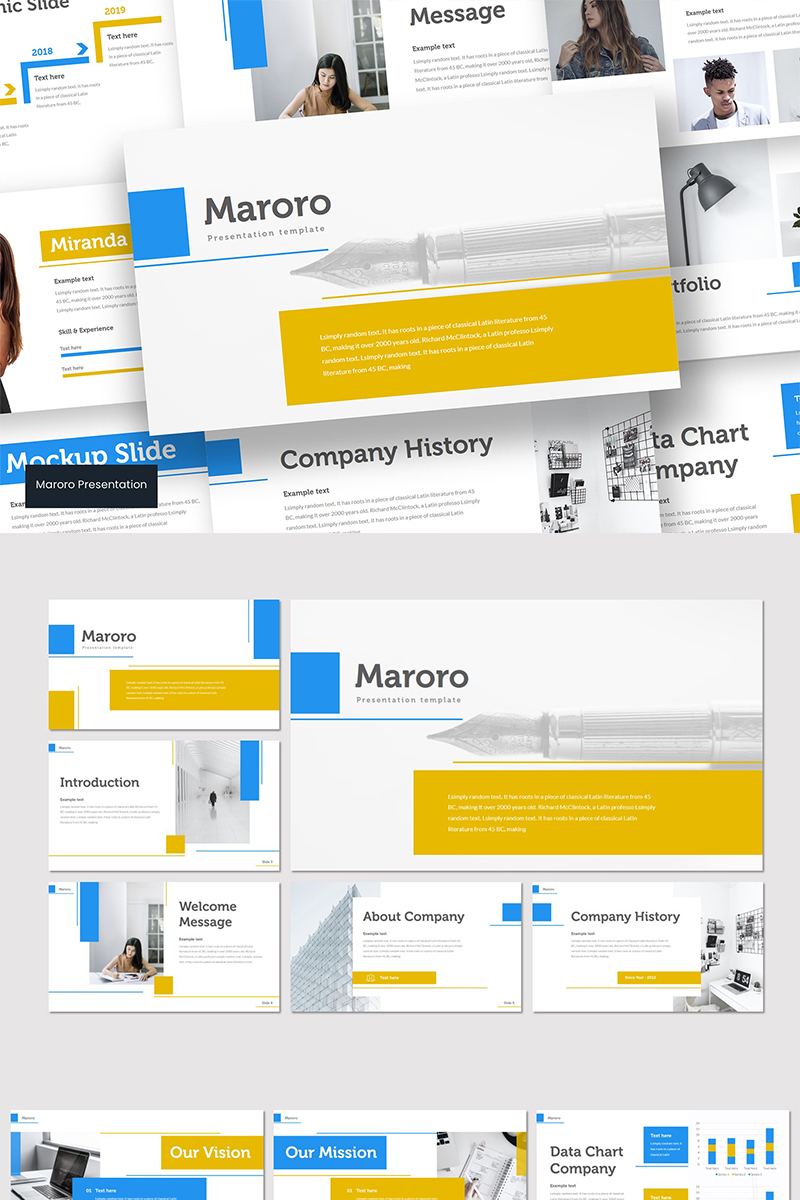 Maroro - Keynote template