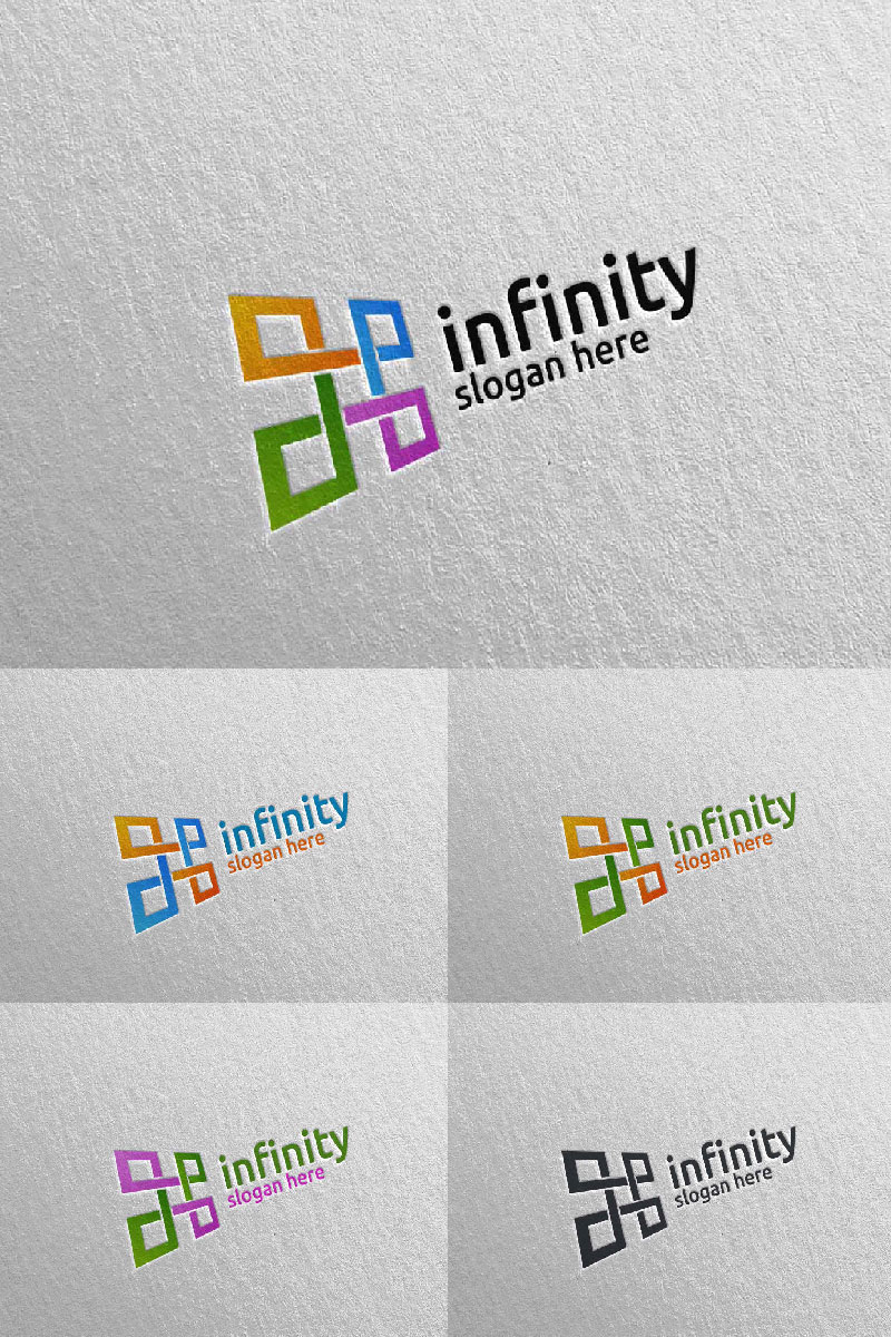Infinity loop Design 25 Logo Template