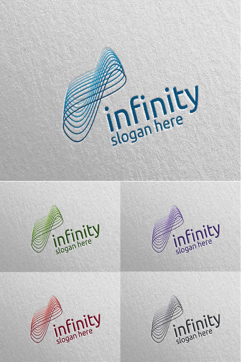 Infinity loop Design 24 Logo Template