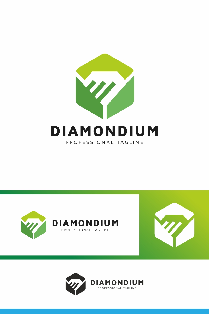 Diamond Invest Logo Template