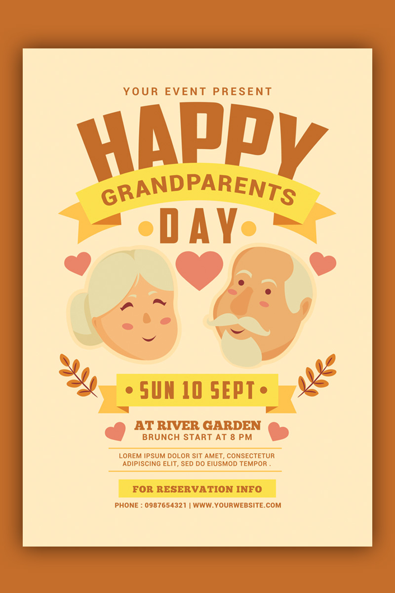Grandparents Day Flyer - Corporate Identity Template