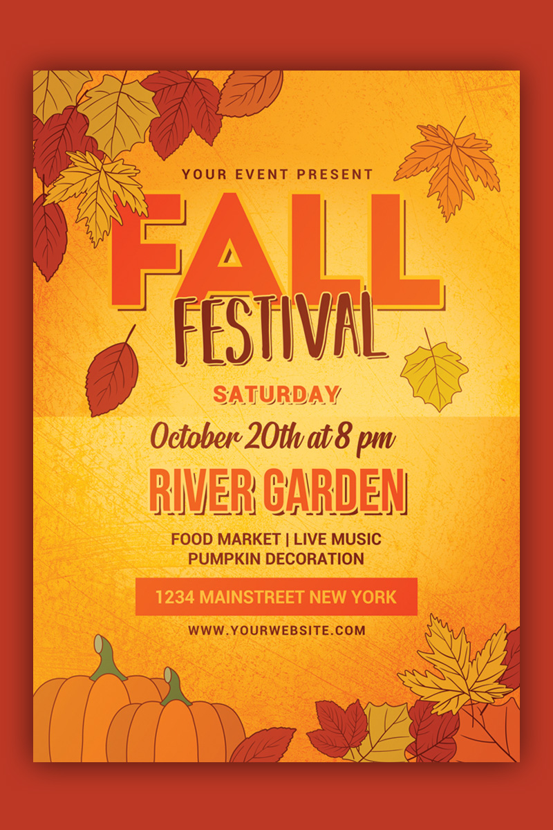 Fall Festival Flyer - Corporate Identity Template