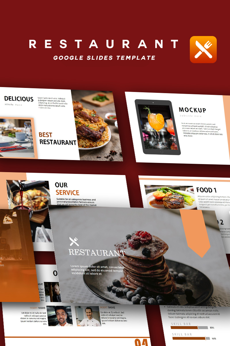 Restaurant - Creative Google Slides