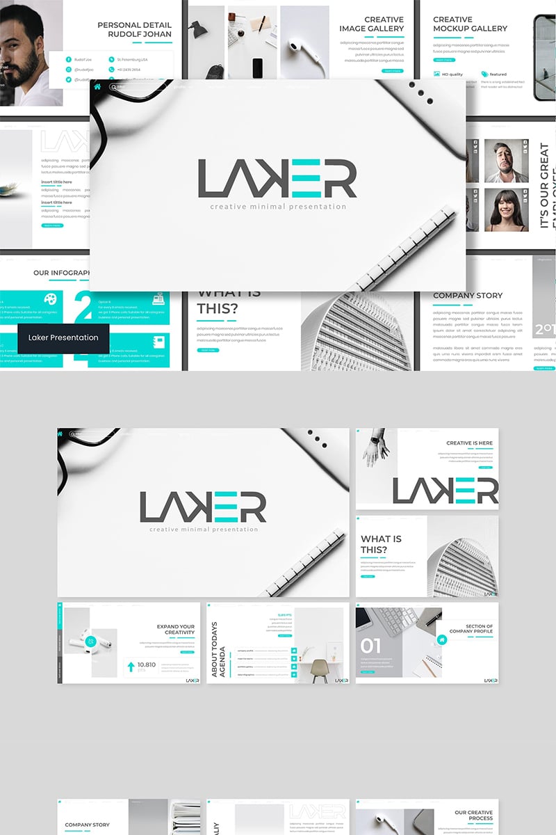 Laker PowerPoint template