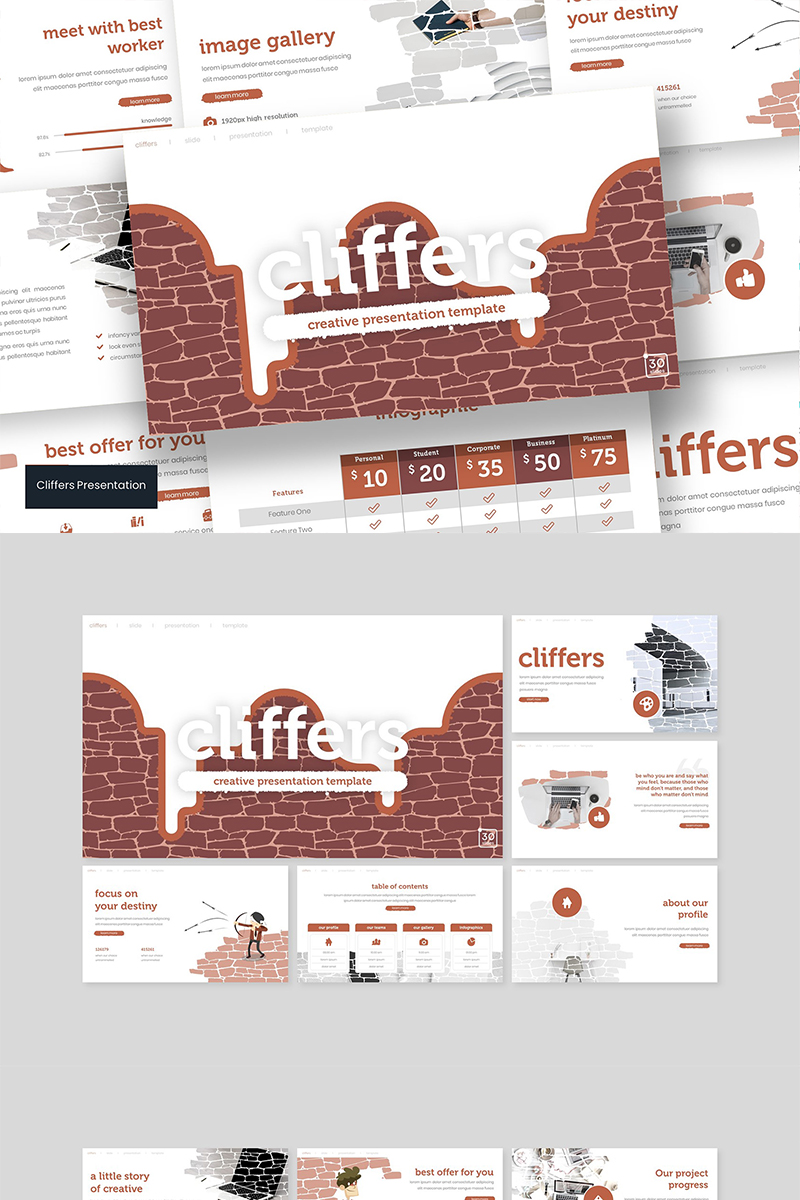 Cliffers PowerPoint Template