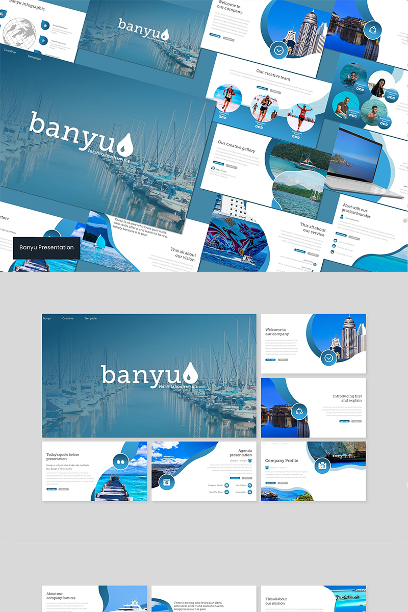 Banyu PowerPoint Template