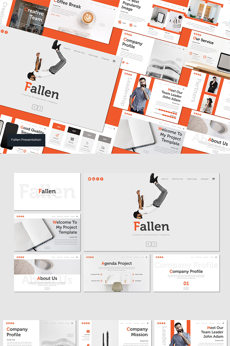 Fallen - Keynote template