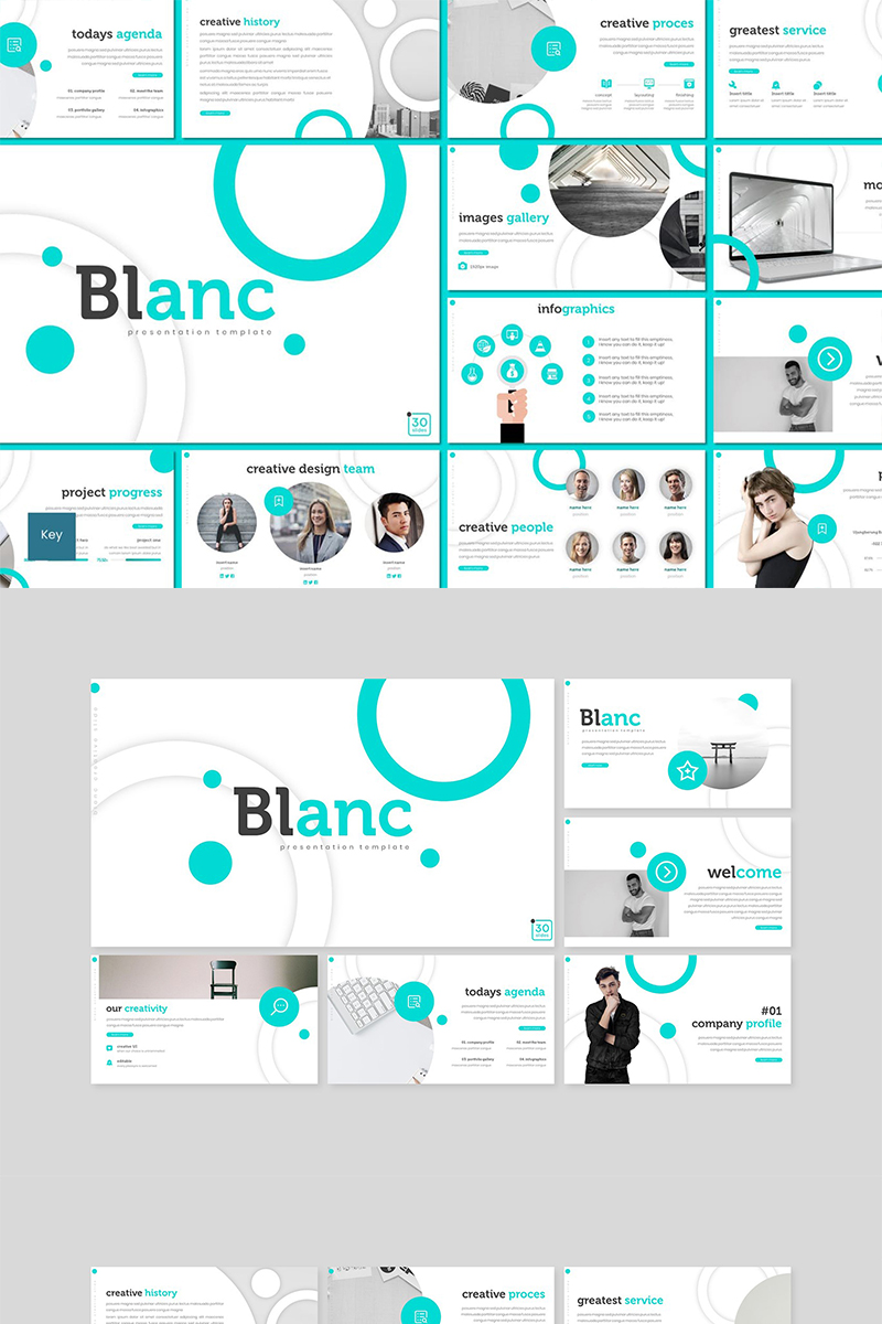 Blanc - Keynote template