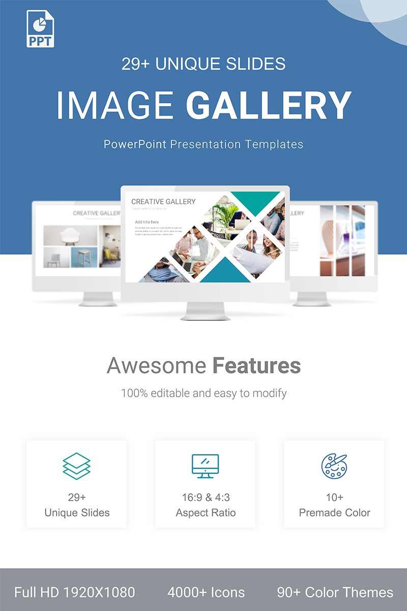 Image Gallery PowerPoint template