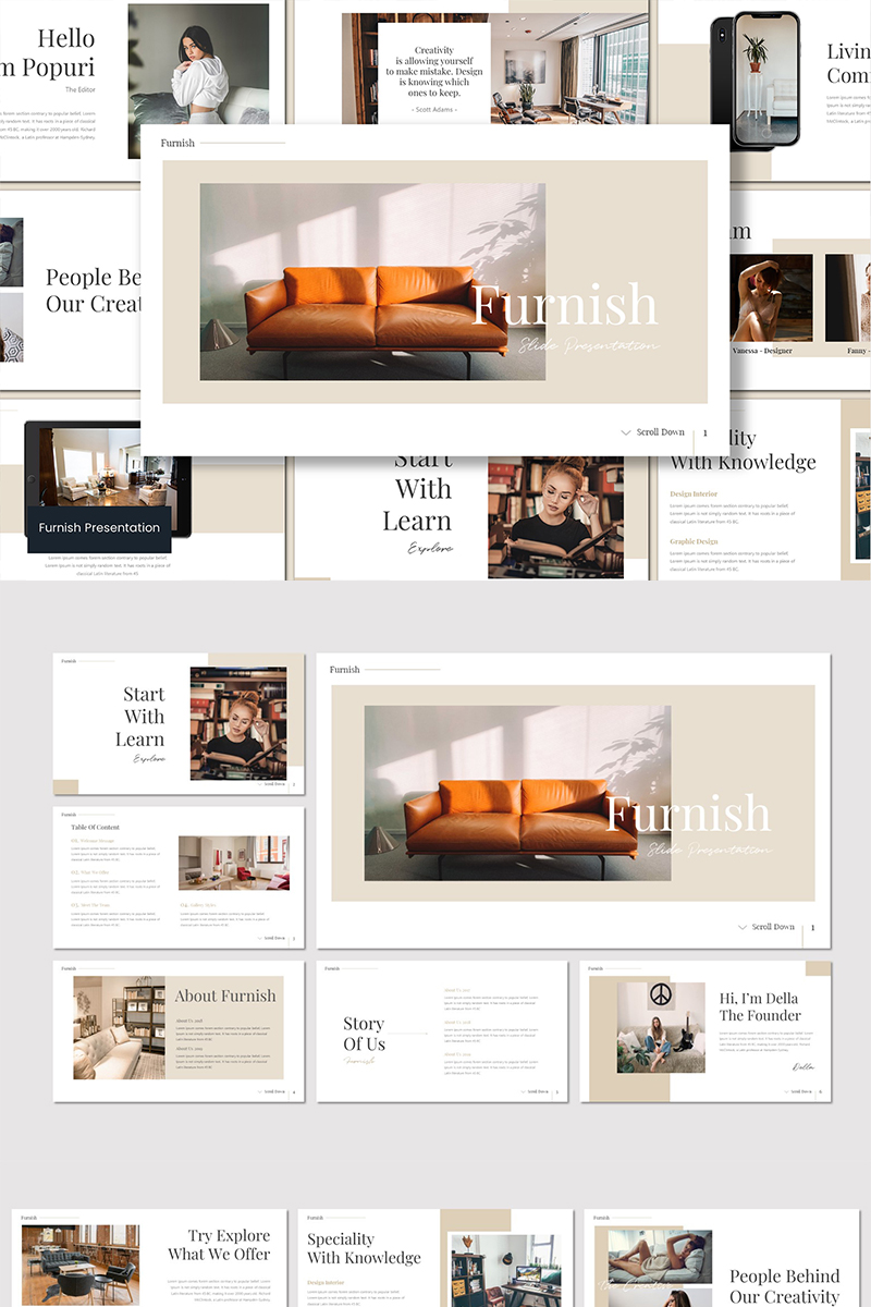 Furnish - Keynote template