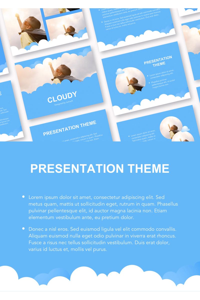 Cloudy Google Slides