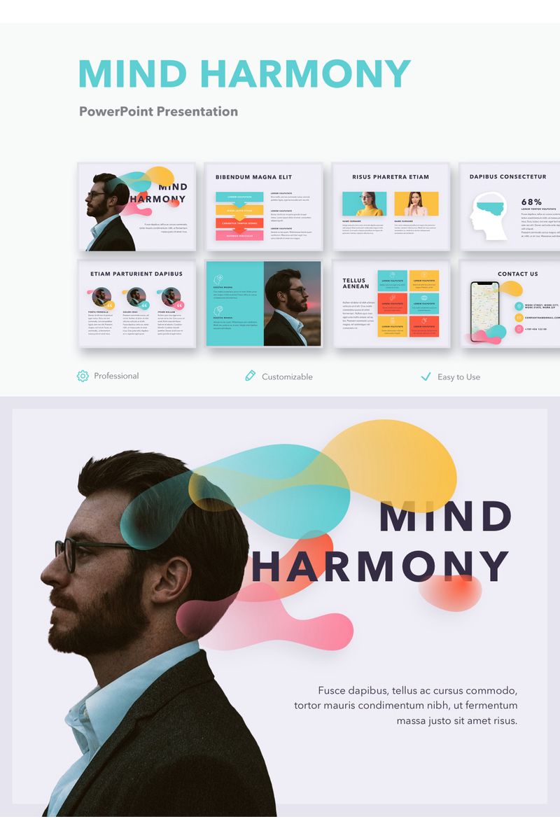 Mind Harmony PowerPoint template