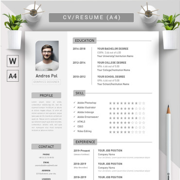 Gray Resume Resume Templates 92634