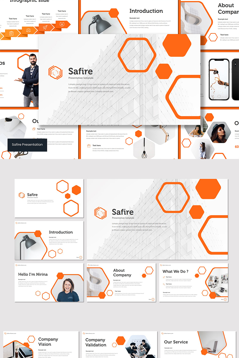 Safire - Keynote template
