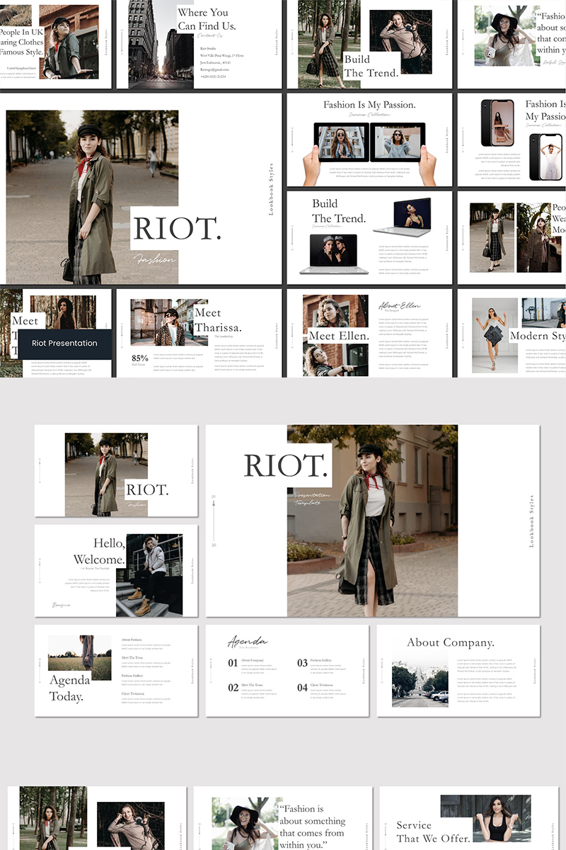 Riot PowerPoint template