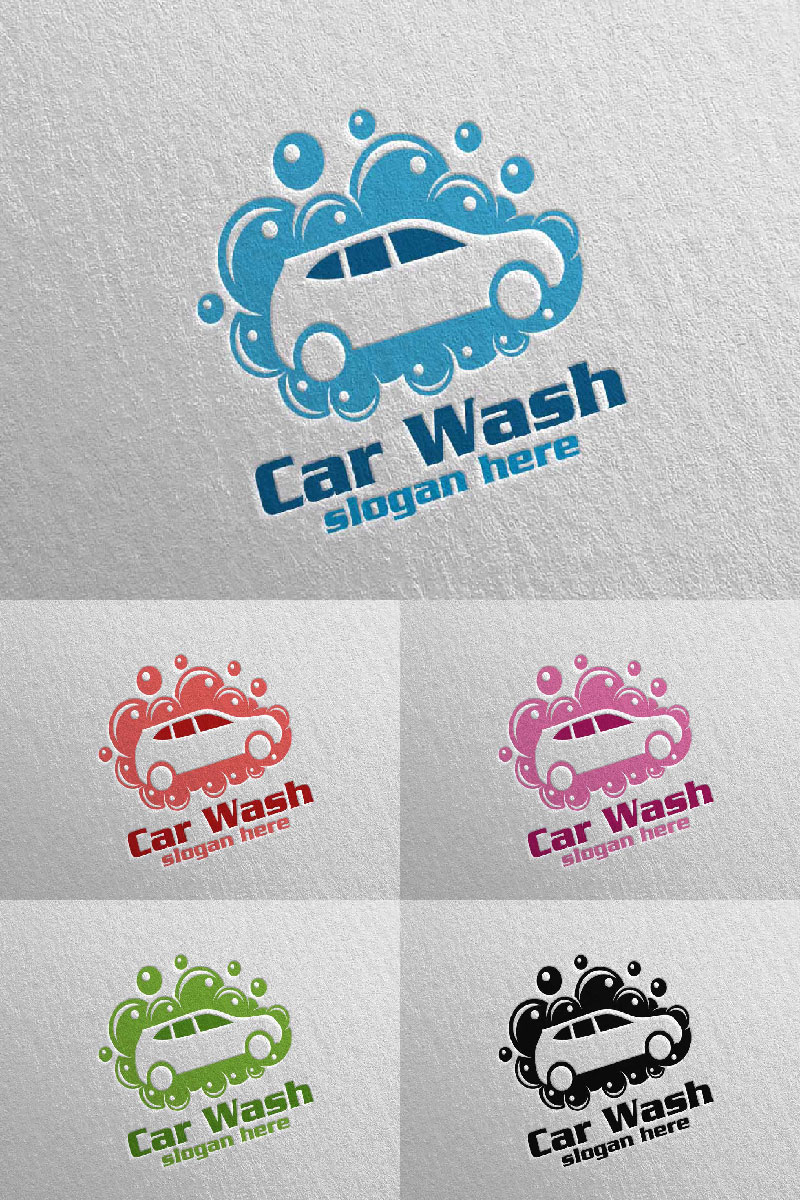 Car Wash 8 Logo Template