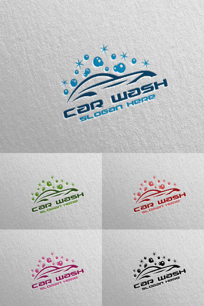 Car Wash 7 Logo Template