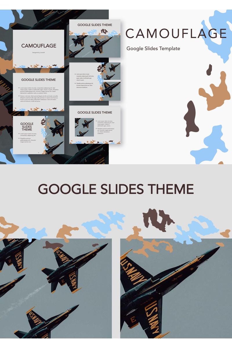 Camouflage Google Slides