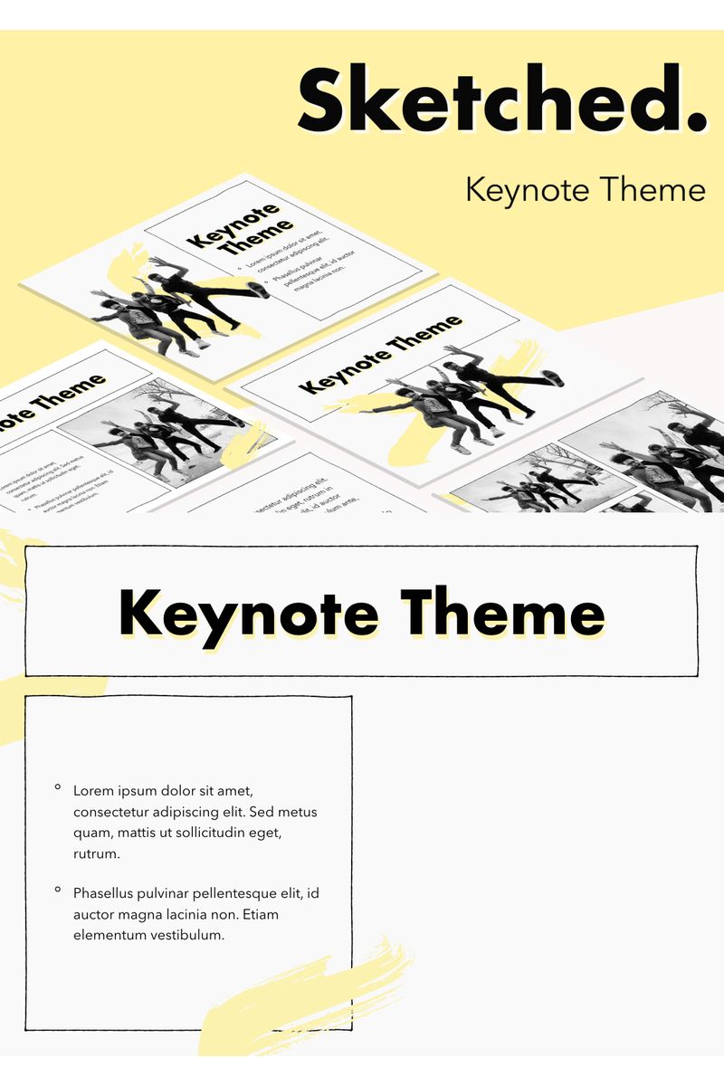 Sketched - Keynote template