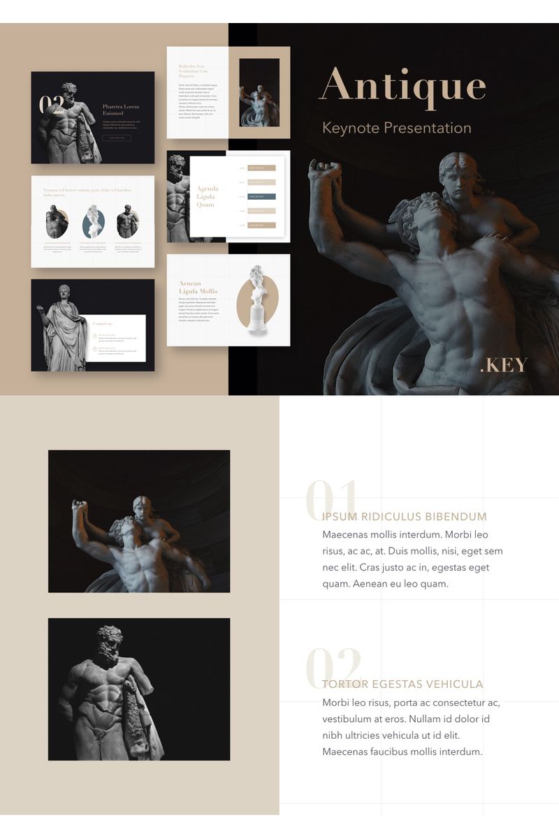 Antique - Keynote template