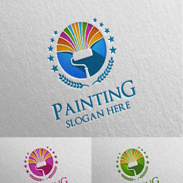 Paint Home Logo Templates 92928