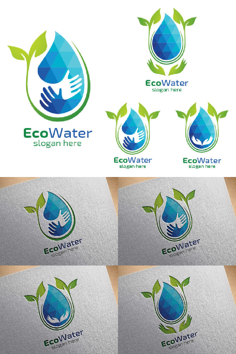 Water Drop 2 Logo Template
