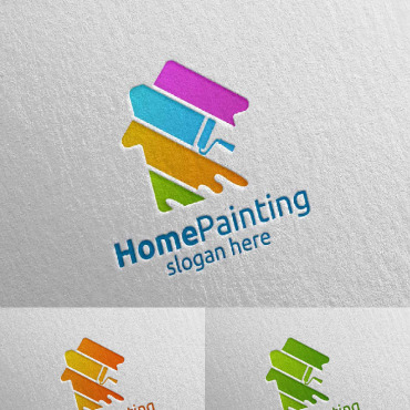 Paint Home Logo Templates 92940